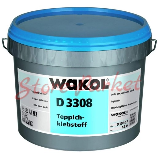 Клей для ПВХ и ковролина WAKOL D 3308