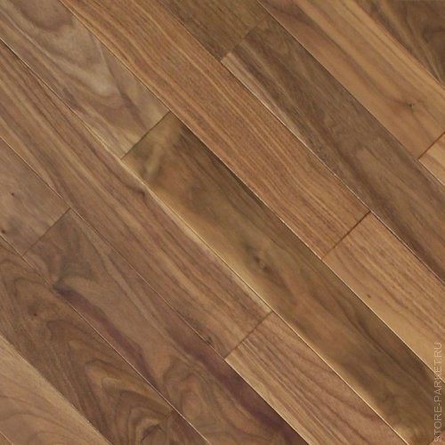 Штучный паркет Magestik floor 350*70*22 Орех Американский  Селект лак