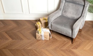 Виниловый пол VINILAM PARQUET CHEVRON 8,5 Шеврон Плезир