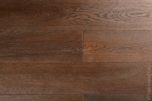 Массивная доска Antic Wood  Антик Орех дымчатый 130 мм