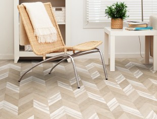 Пробковое покрытие CorkStyle Chevron Cream