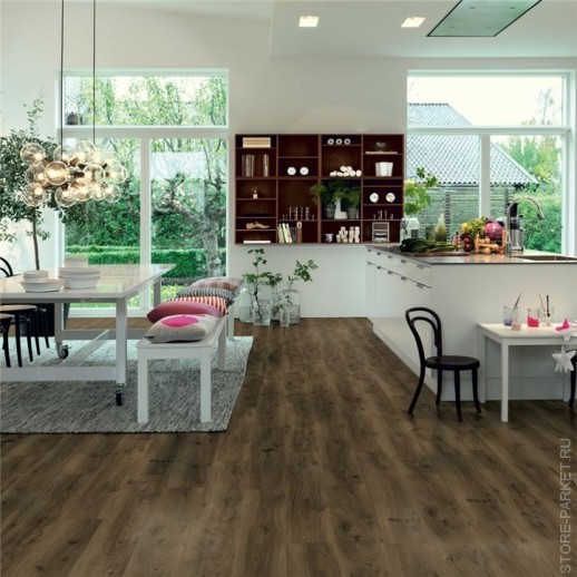 Виниловые полы Pergo Classic plank Premium Click ДУБ КОФЕЙНЫЙ НАТУРАЛЬНЫЙ