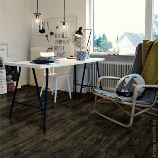 Виниловые полы Pergo Modern plank Optimum Click ДУБ СИТИ ЧЕРНЫЙ
