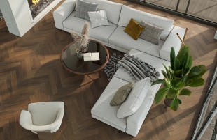 Quartz Parquet Английская ёлка  Орех Американский