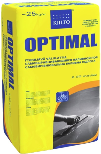 Самовыравнивающийся наливной пол Kiilto Optimal 