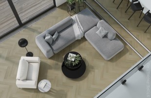 Quartz Parquet Английская ёлка Дуб Лимба