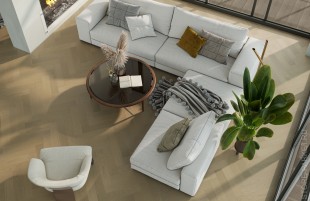 Quartz Parquet Английская ёлка Дуб Шампань
