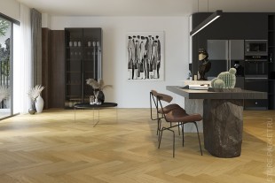 Quartz Parquet Английская ёлка Дуб Медовый Раф